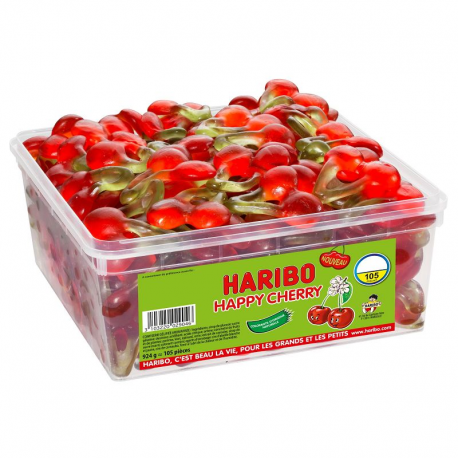 Cerises Happy Cherry HARIBO - tubo de 105