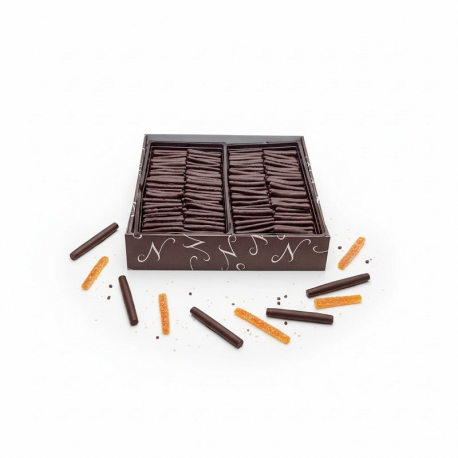 PRECOMMANDE Orangettes chocolat noir - boîte de 2kg