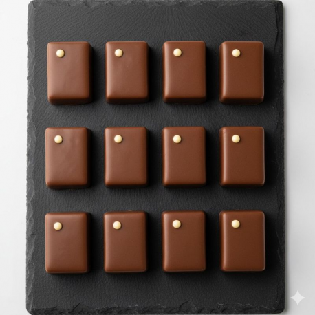 Promesse praliné pécan chocolat lait VALRHONA - boîte de 1kg