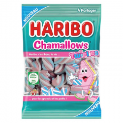 Chamallow Twirlies HARIBO 140g - 20 sachets