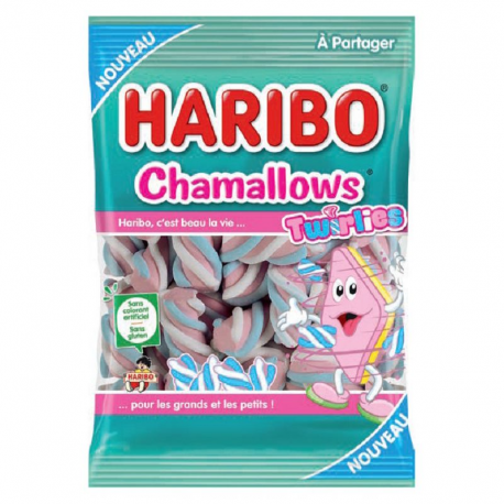 Chamallow Twirlies HARIBO 140g - 20 sachets