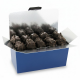 PRECOMMANDE Malakoffs praliné noir à l'ancienne - ballotin de 250g