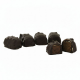 PRECOMMANDE Malakoffs praliné noir à l'ancienne - ballotin de 250g