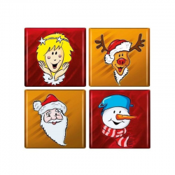 Napolitains assortis spécial Noël - carton de 4kg (563 pièces)