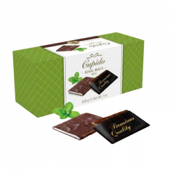Plaquettes de chocolat Noir à la crème de menthe - 200g