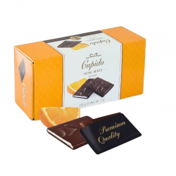 Plaquettes de chocolat Noir crème d'orange menthe - 200g
