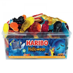 Halloween lisses HARIBO - tubo de 1kg