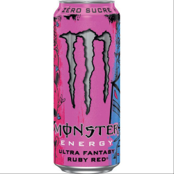 Monster Ultra Fantasy Ruby Red 50cl Zero Sugar - 12 canettes