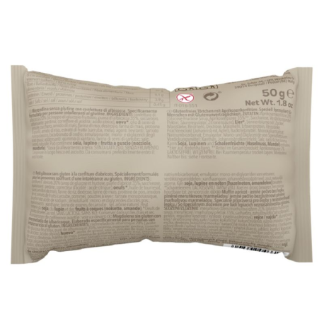 Madeleines (Muffin) fourrées abricot 50g Dr Schär - carton de 20