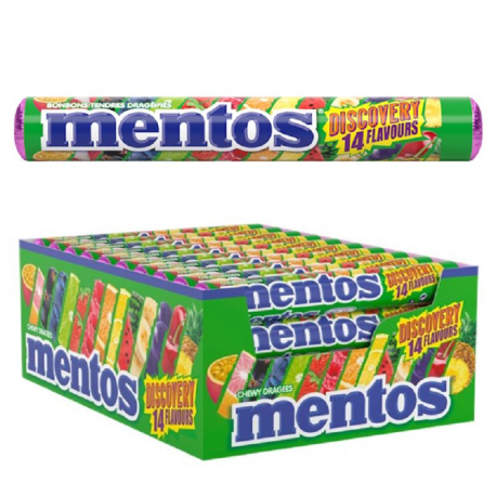 Mentos Discovery - boîte de 40 rouleaux ** NOUVEAU