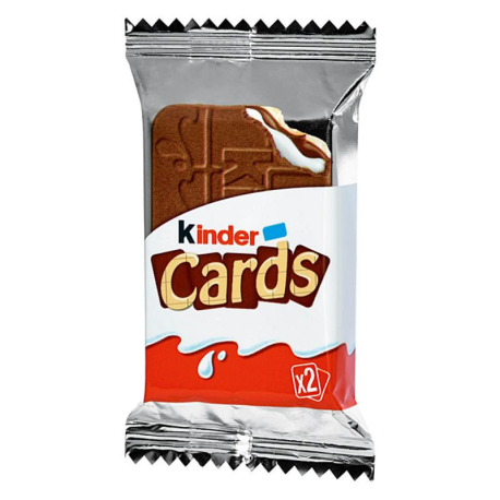Kinder Cards T5 - 128g - carton de 20 paquets