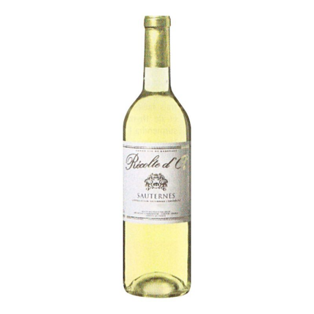 SAUTERNES Delor Récolte d'Or AOC - 75cl LA BOUTEILLE