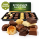 Chocolats assortis SANS SUCRES (Maltitol) - boîte de 2.100kg