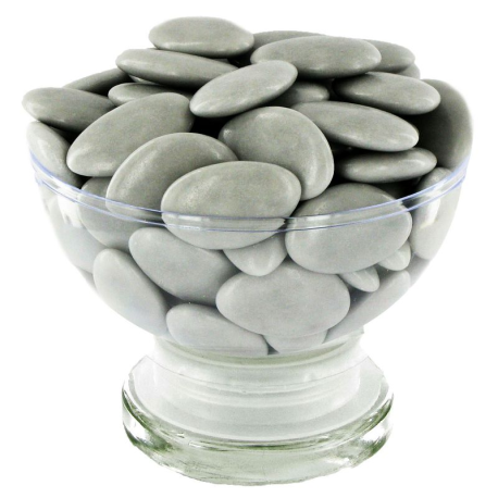 Dragées chocolat extra 71% GRIS LUNE - 1kg