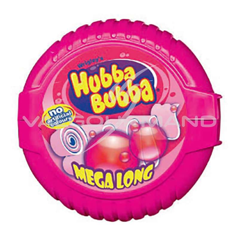 Distributeur de chewing-gum goût fruits - Rose - 300g