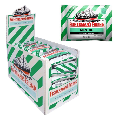 Fisherman's friend Menthe SANS SUCRES 25g - 24 sachets