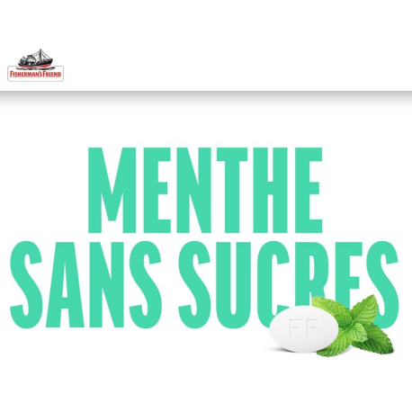 Fisherman's friend Menthe SANS SUCRES 25g - 24 sachets