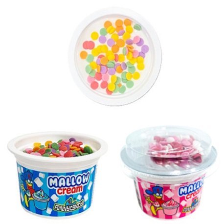 Mallow cream Funny Candy