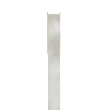 Ruban 10MM en satin double face IVOIRE - la bobine de 25 mètres