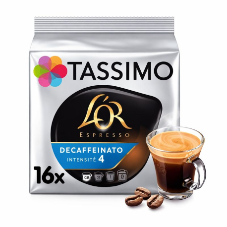 Tassimo l'Or Espresso Décaféiné 105.6g - le paquet de 16 dosettes