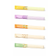 Lot de 10 lanières guimauve Auzier 32g - assortiment de 5 parfums (2 de chaque)