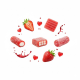 Red Crush Pik HARIBO 120g - 30 sachets