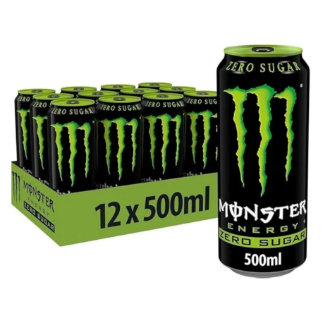 Monster Energy Zéro sugar boîte 50cl - 12 canettes