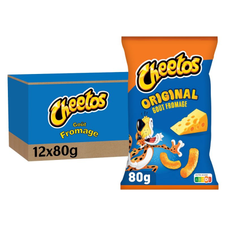Cheetos Original goût Fromage 80g - carton de 12
