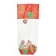 Sachets Christmas fond carton 100x220mm - boîte de 100