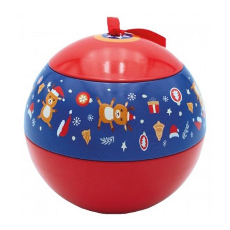 Boule métal décor Noël - pièce