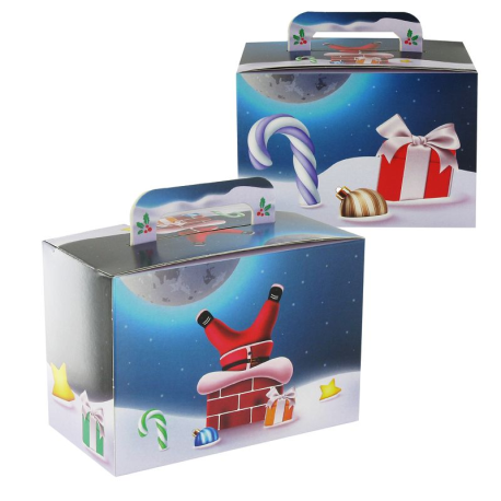 Valisette cartonnée décor Noël - pièce