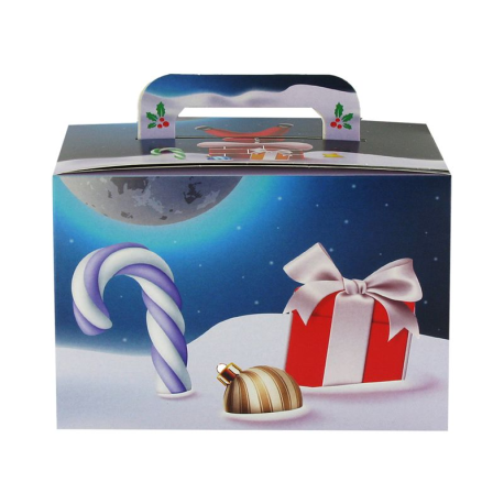 Valisette cartonnée décor Noël - pièce