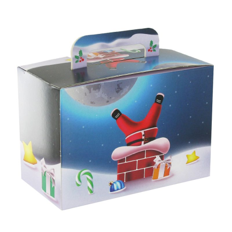 Valisette cartonnée décor Noël - pièce