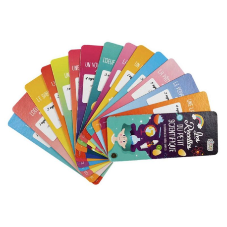 Cartes éducatives "Les Recettes du scientifique" - le kit