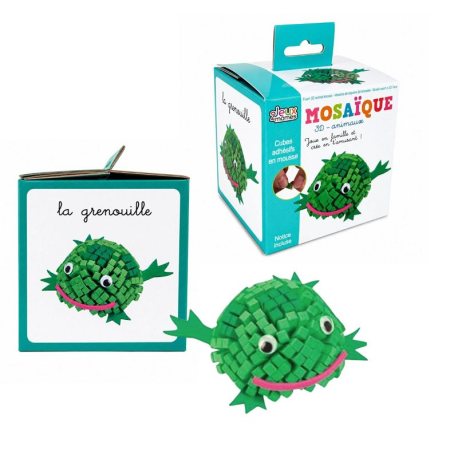 Jeux mosaïque mousse 3D Grenouille - le kit