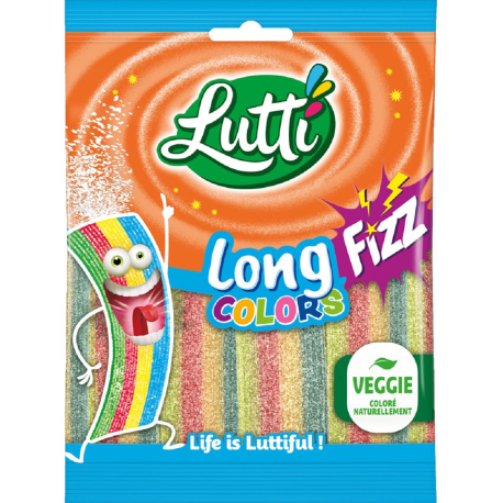 Long fizz Colors Lutti 100g - 20 sachets