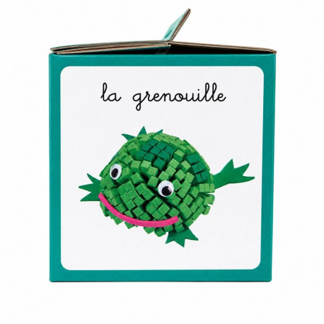 Jeux mosaïque mousse 3D Grenouille - le kit
