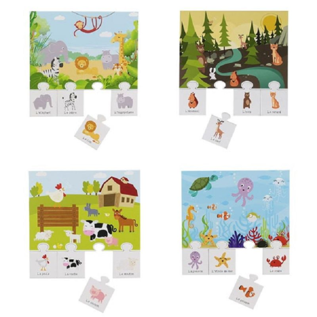 Puzzle éducatif "Les Z'Animos" - pièce