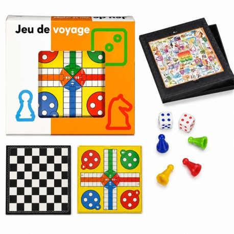 Jeux de société - 3 jeux assortis et panachés