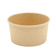 Pots à glace et dessert kraft brun GM 180ml - lot de 50