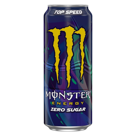 Monster Top Speed 50cl Zero Sugar - 12 canettes