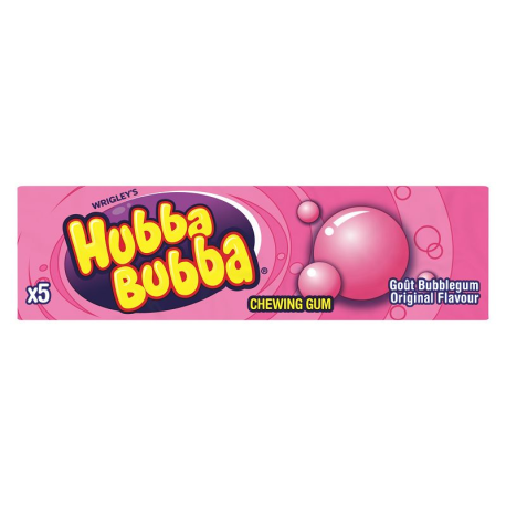 Hubba Bubba Maxi Cubes goût Bubble Gum - 40 étui de 35g