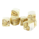 PRECOMMANDE Nougats amandes mini cubes pliés - carton de 5kg