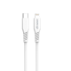 Câble USB-C vers Type-C en PVC Blanc 1m