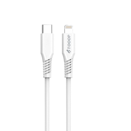 Câble USB-C vers Type-C en PVC Blanc 1m