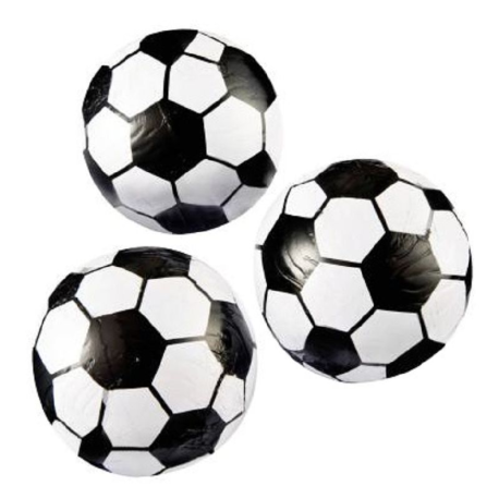 ~Ballon de Foot 12g s/alu choc lait Rigelein - 250 pièces