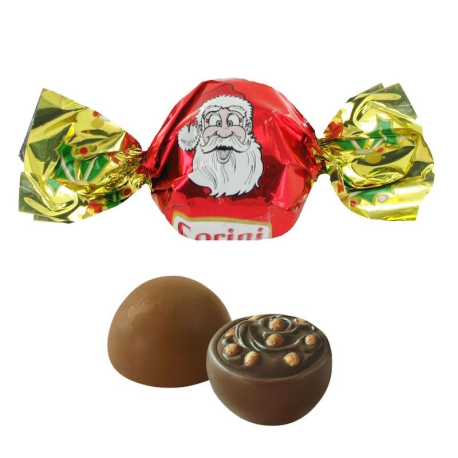PRECOMMANDE Papillotes en chocolat au lait fourrées pâte à tartiner - 5kg