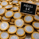 Piéces €uro or s/alu chocolat au lait 4,3g - carton de 5kg