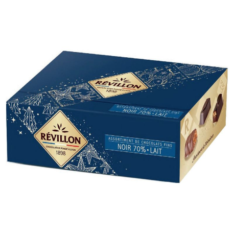 Ballotin de chocolats noir et au lait Révillon - 310g