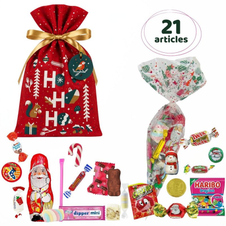 PRECOMMANDE Sachet Poudreuse 21 confiseries + pochon